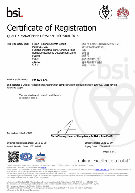 ISO9001:2015质量管理体系