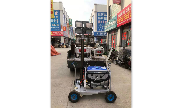 西安路政單位 雅馬哈移動照明燈車 雅馬哈EF7000 5KW汽油發(fā)電機