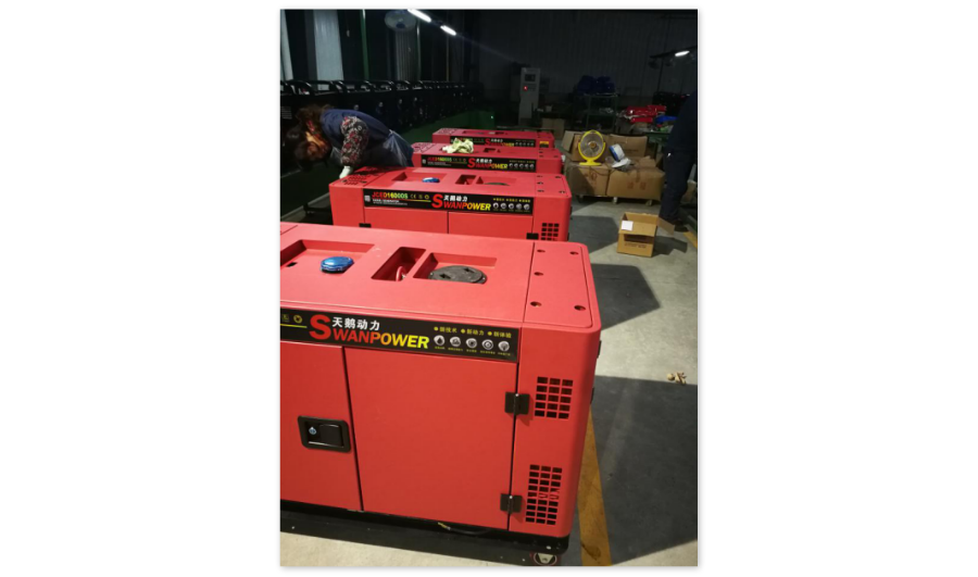 常州天鵝靜音柴油發(fā)電機(jī)組 某天然氣站備用電源