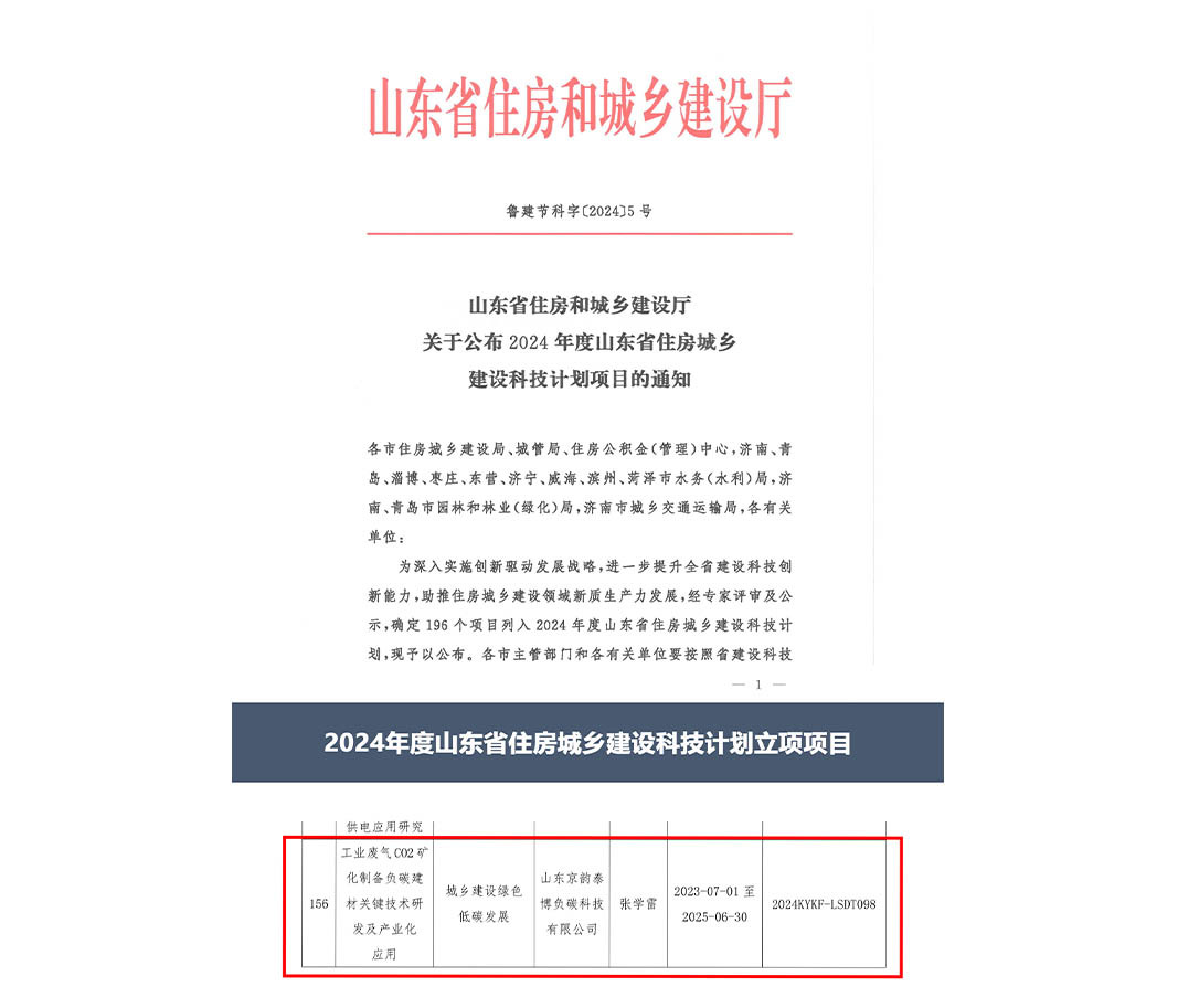 2024年度山东省住房城乡建设科技计划立项项目 2024年度山东省住房城乡建设科技计划立项项目