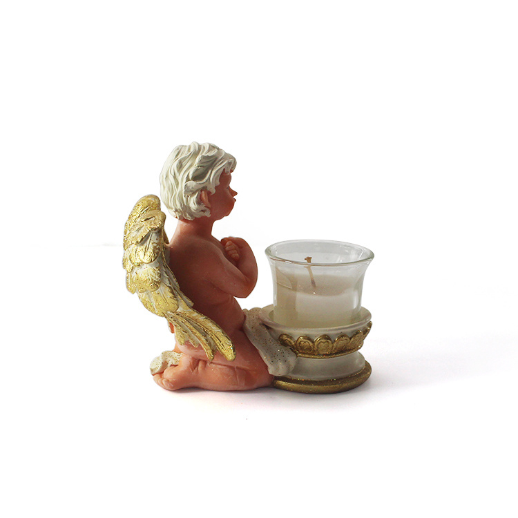 good price and quality angel statue candle holder