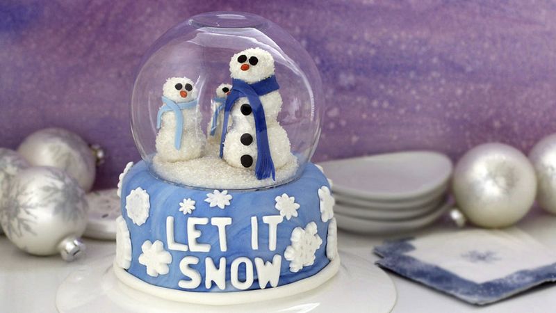 Snow Globe Cake Ideas