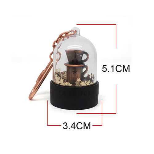 Wholesale mini snow globe Keychain