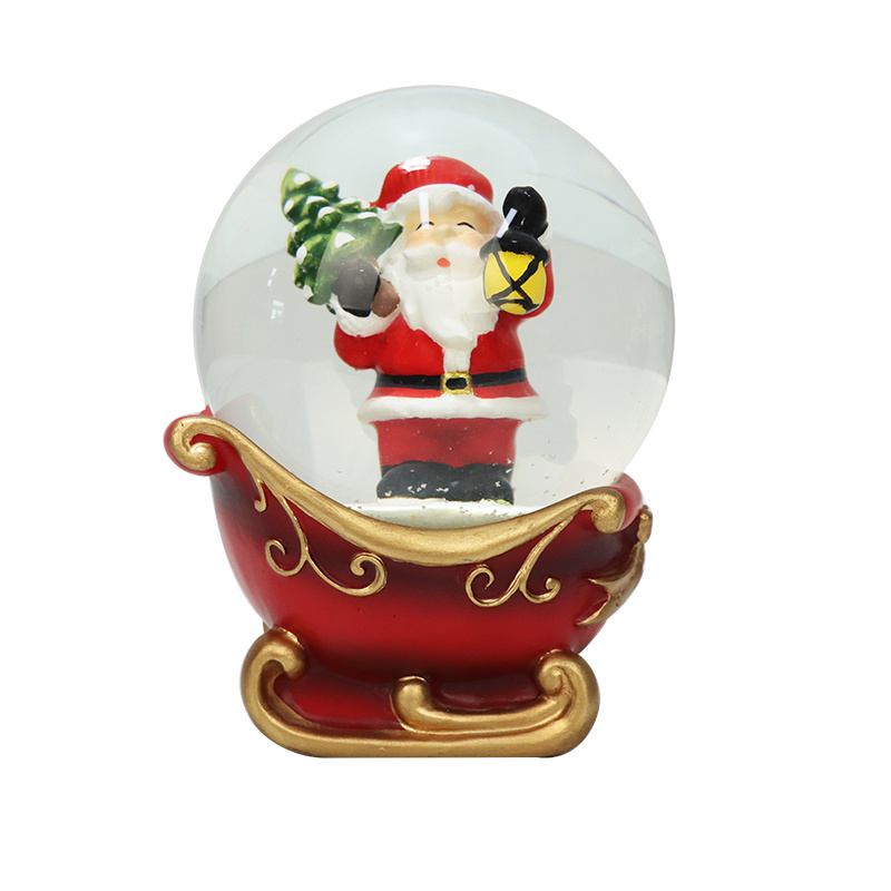 Vintage Santa Snow Globe