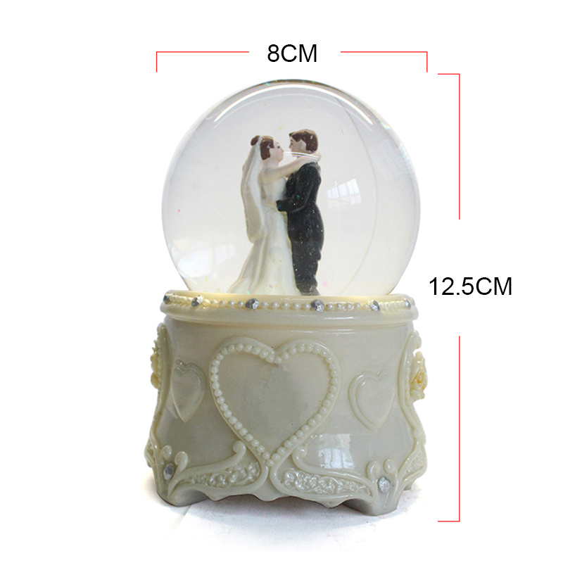 Cinderella Wedding Snow Globe