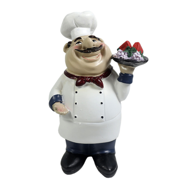 Resin Fat Chef Figurines