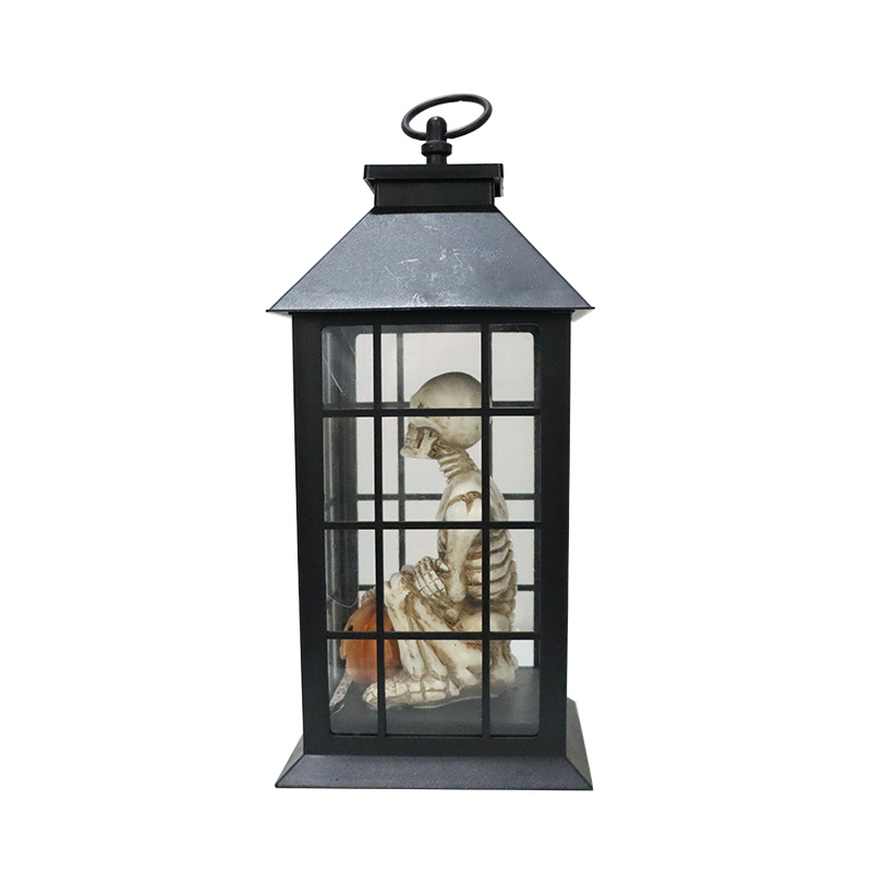Skeleton Halloween Snowglobe Lanterns