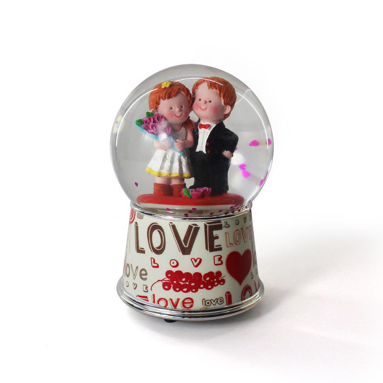 Personalized Wedding Snow Globe