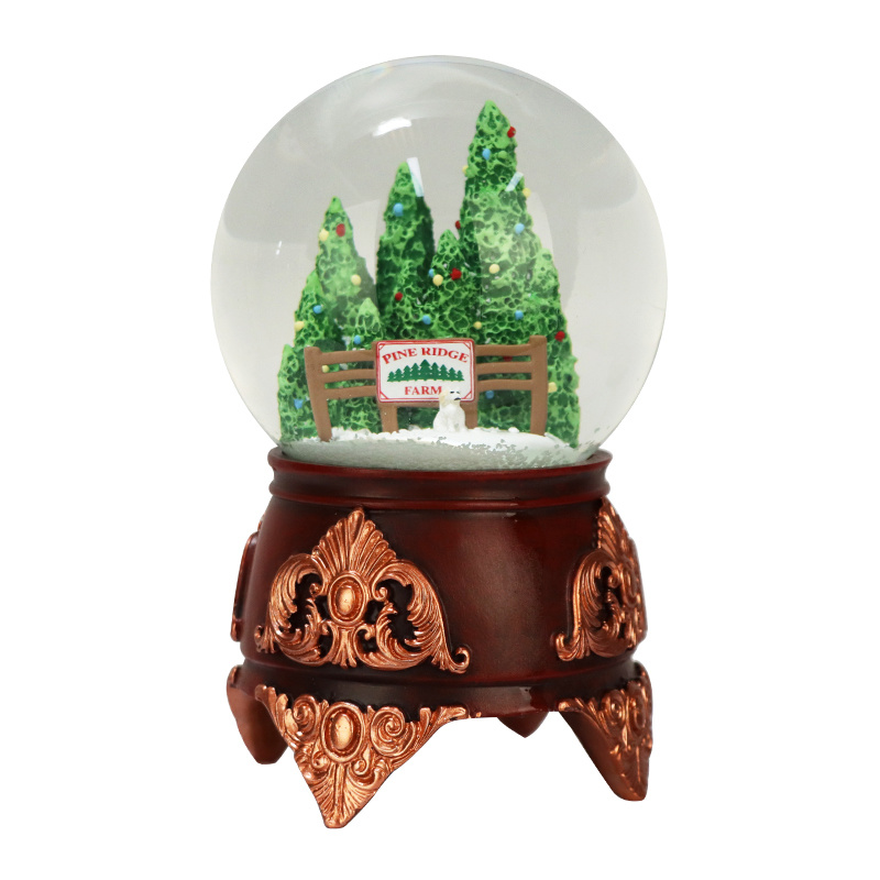 Christmas Tree Farm Snowglobe