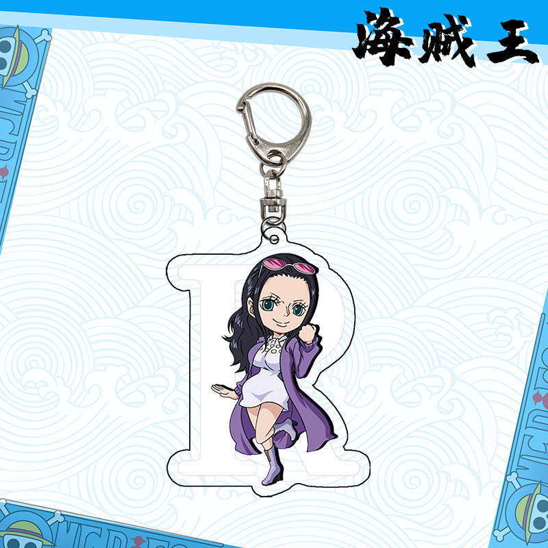 Japanese anime One Piece keychain