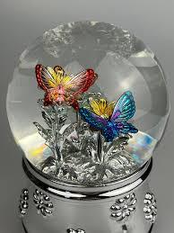 Snow Globes with Butterflies