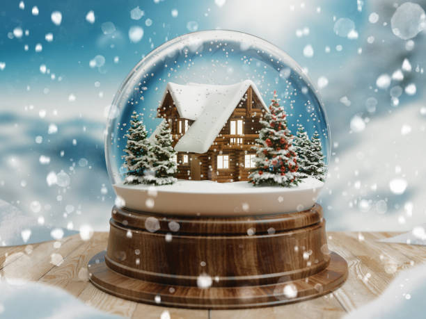Snow Globe 3D House