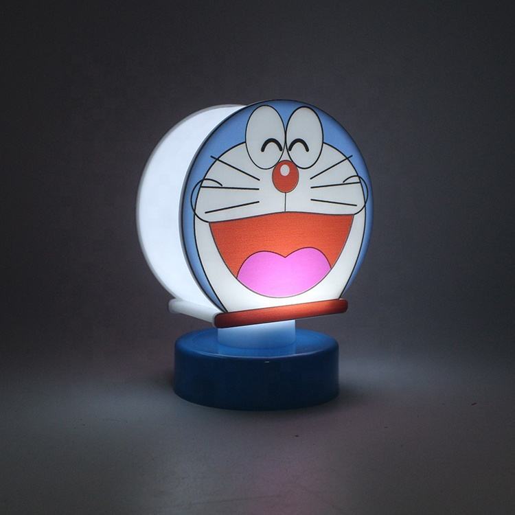 Artesanías de resina de dibujos animados regalos de luz nocturna para niños