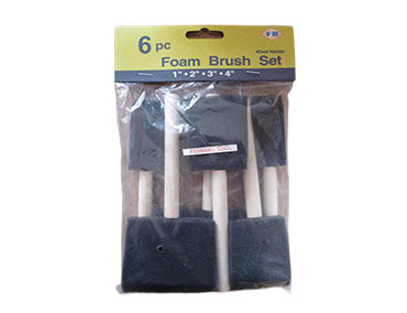 FB6604 6PC FOAM BRUSH SET
