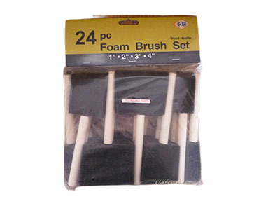 FB6607 24PC FOAM BRUSH SET