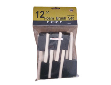 FB6606 12PC FOAM BRUSH SET