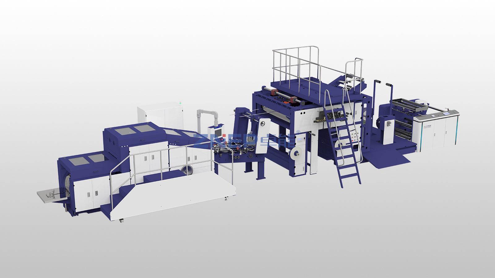 Automatic Paper Bag Making Machine With Flat Handles Overfolded Or Upright