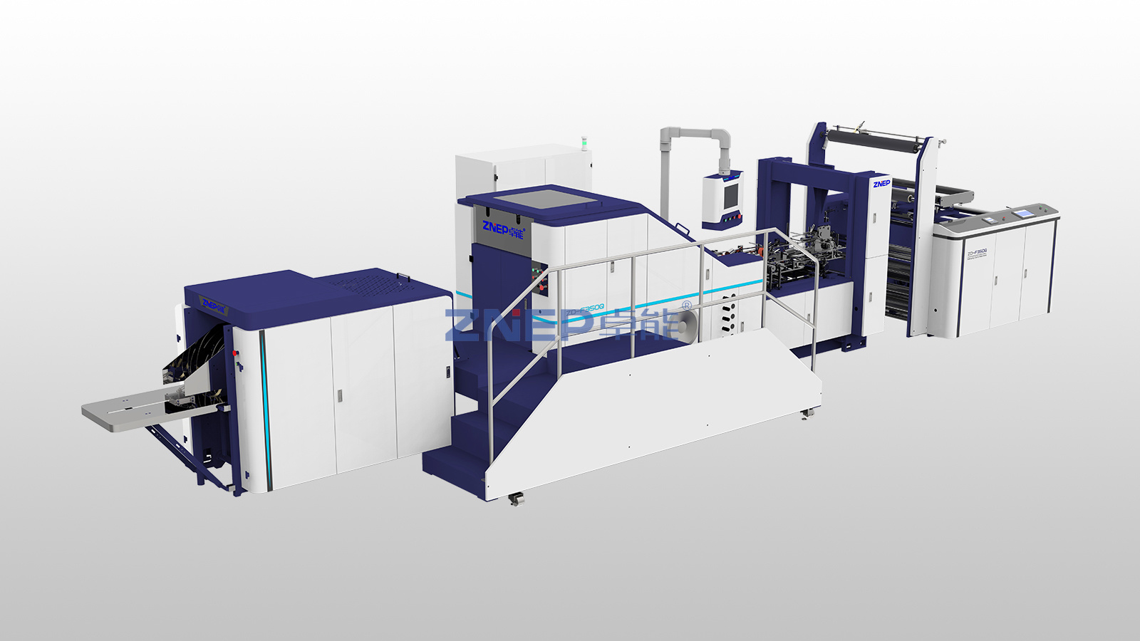 Automatic Reel Feding Paper Bag Making Machine With Square Bottom