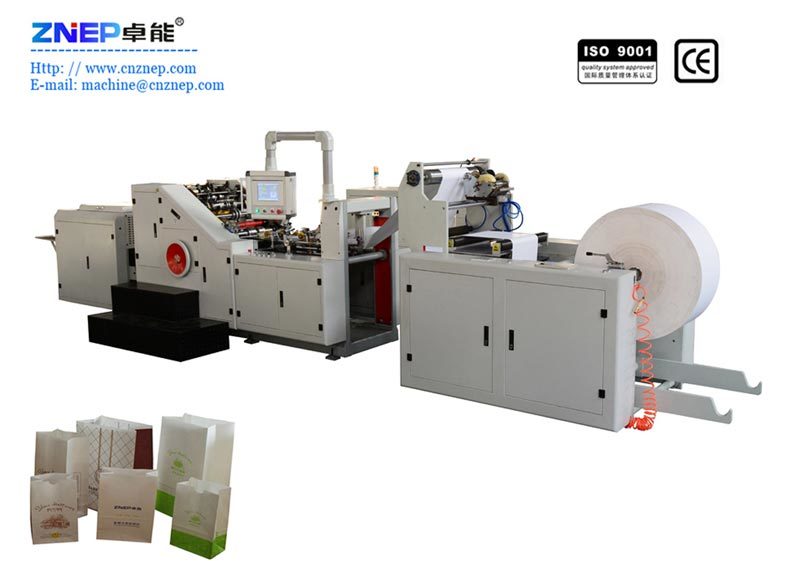 ZD-F190 roll square bottom paper bag machine