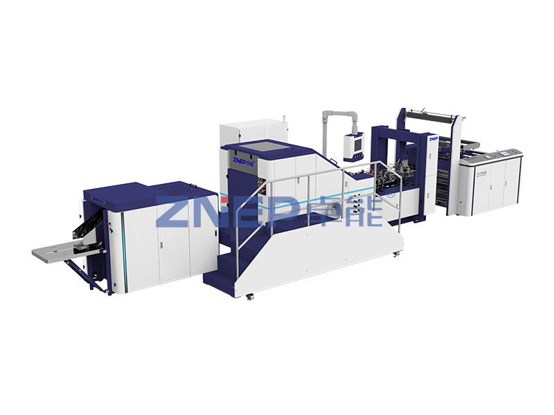 Automatic Reel Feding Paper Bag Making Machine With  Square Bottom