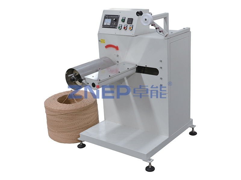 Paper rope rewinder