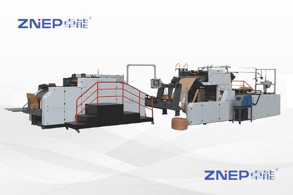 Round rope automatic paper bag machine