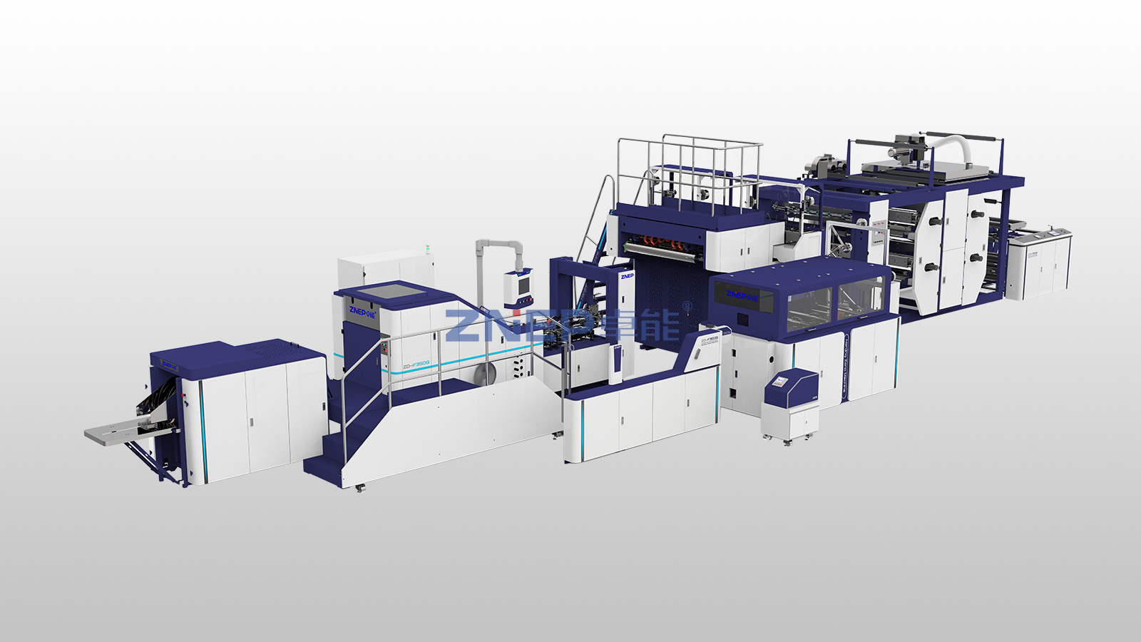 Circular rope fully automatic four color printing