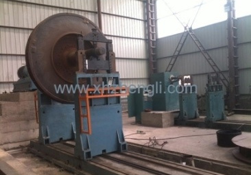 Large fan impeller dynamic balance