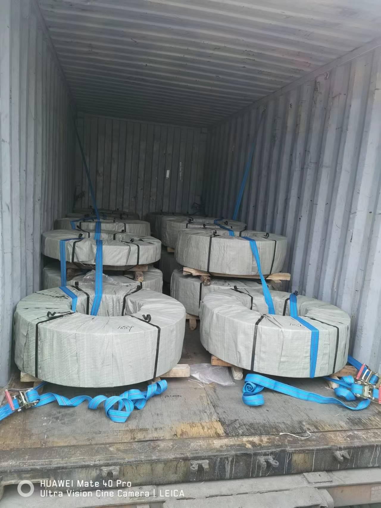 Carbon steel coils are exported to the UAE, Canada, Brazil and other countries