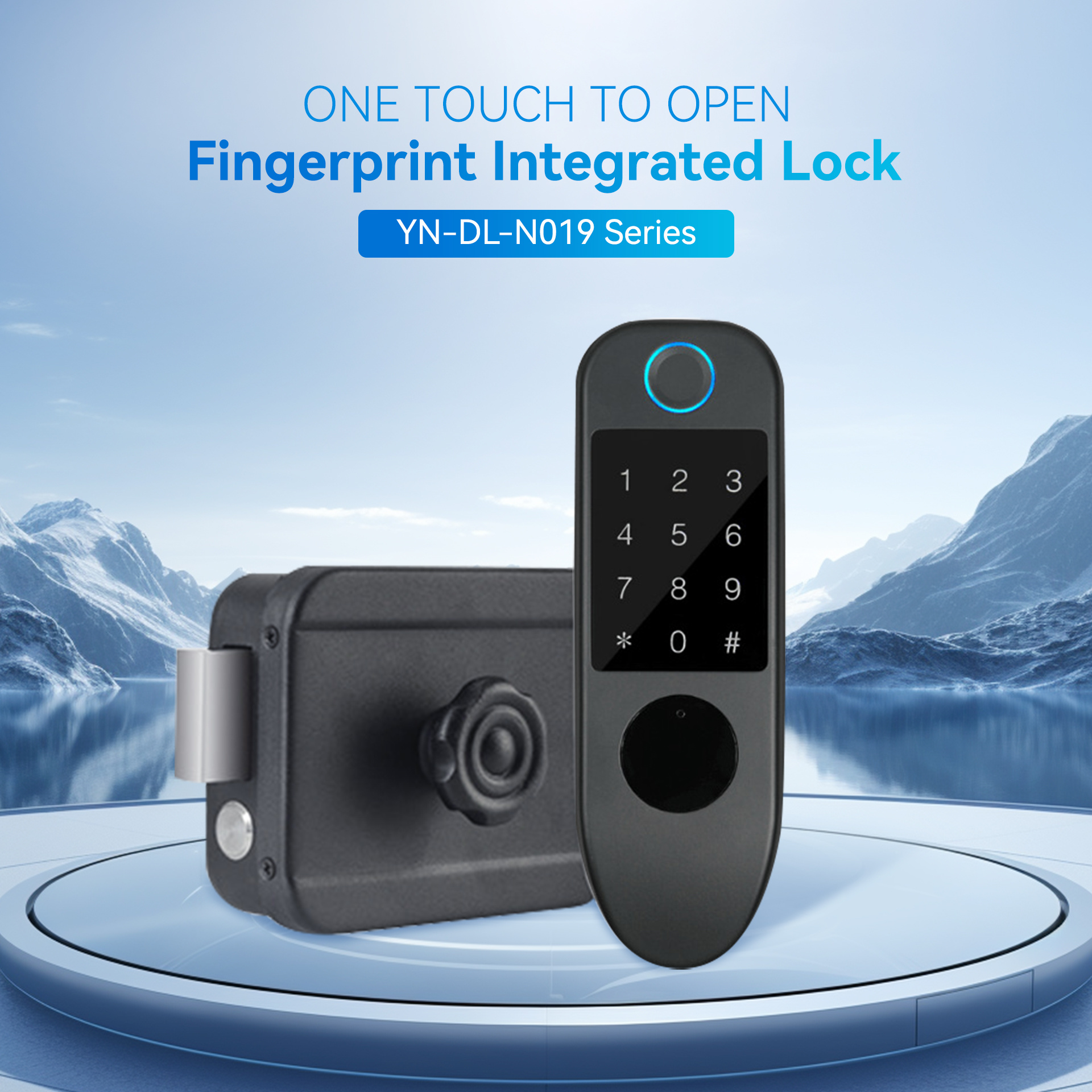 New YN-DL-N019 Series Fingerprint Integrated Lock