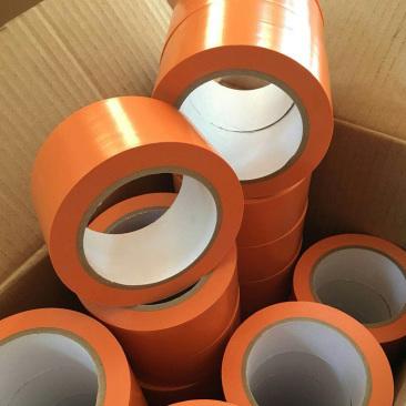 PVC Orange Protect Tape PVC Construction Masking Tape