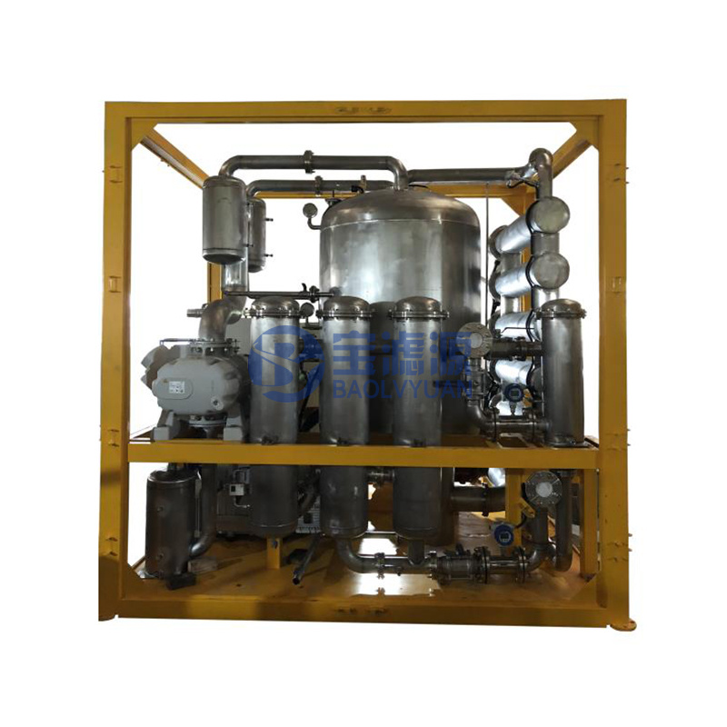 Two-stage vacuum oil filter