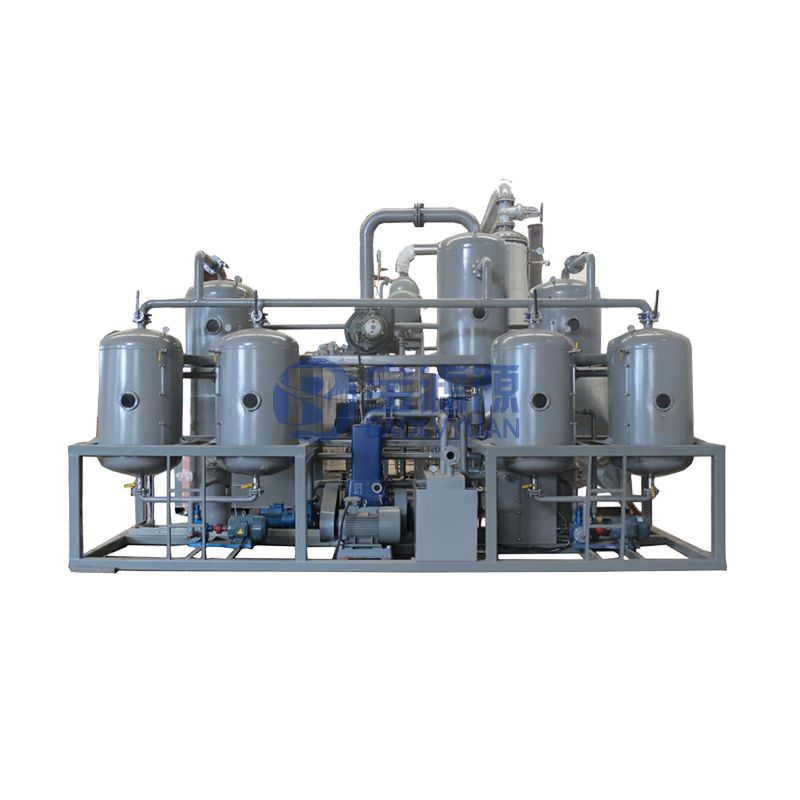 Equipment for distilling base oil from waste oil
