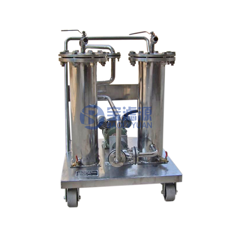 Hand-push oil filter (stainless steel)