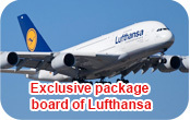 Exclusive package board of Lufthansa