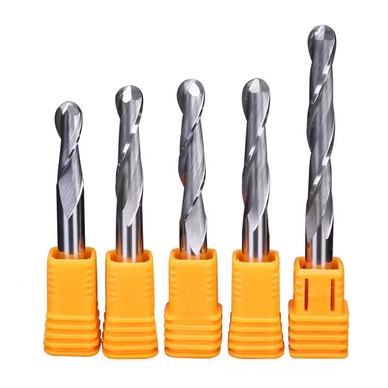 Two Flutes Spiral Ball Nose End Mill