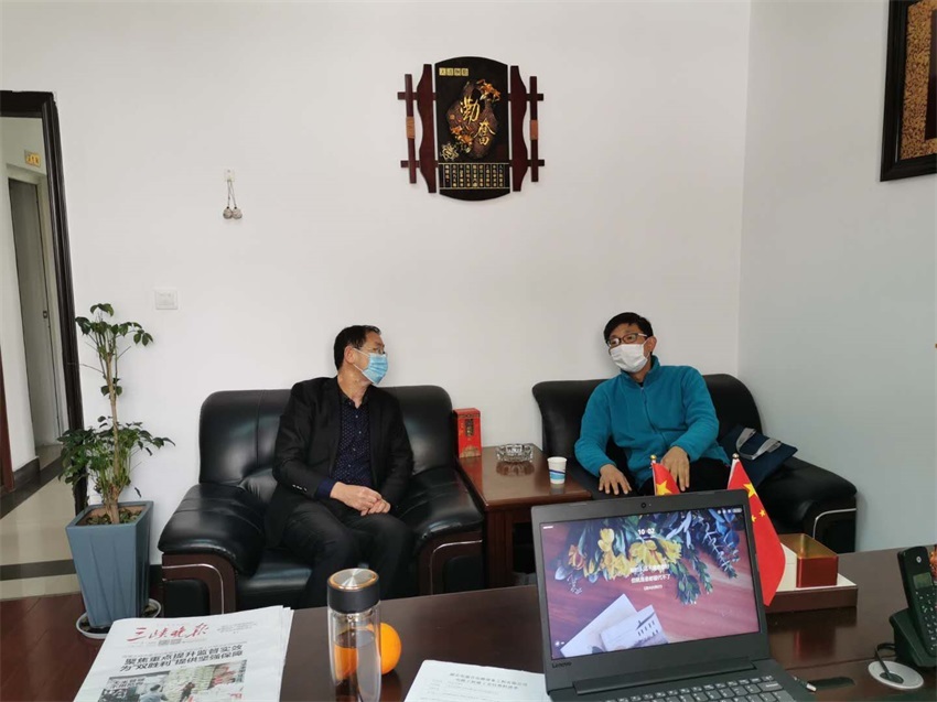 西陵区人大田军同志疫情过后到公司慰问