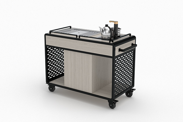 Hotel On-site gas cooking trolley food service trolley