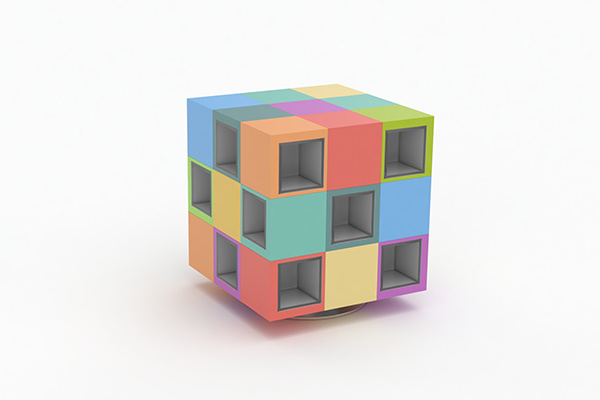 Rubik's cube candy box