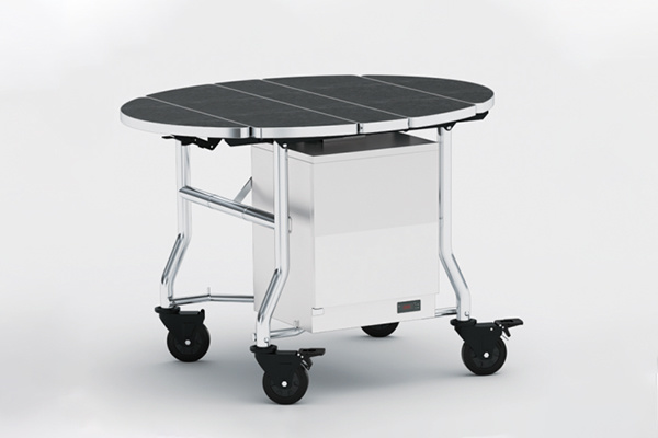 Room service trolley suppliers foldable food trolley