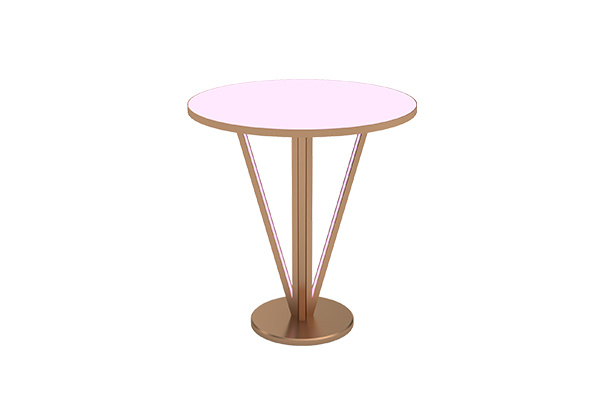 Commercial Serving Equipment Cocktail Table With LED Lighting