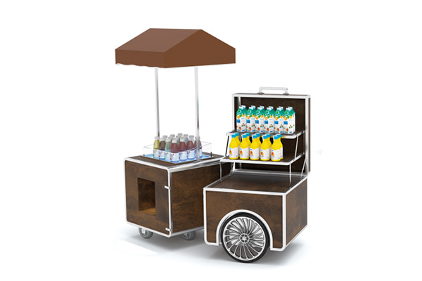 Drinks display cart