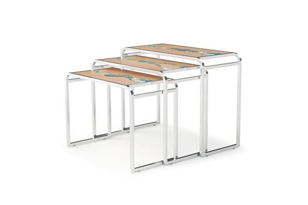 Arc buffet table (rectangle) Food snack display table