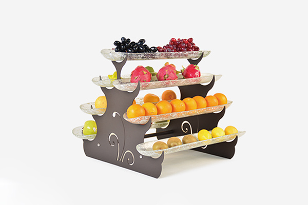Custom fruit display stand for hotel 