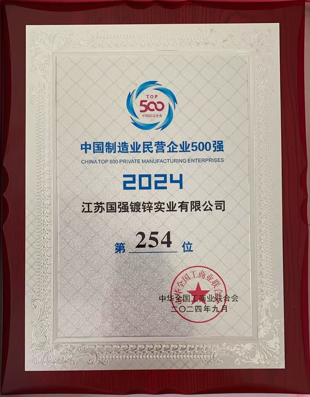 中國(guó)制造業(yè)民營(yíng)企業(yè)500強(qiáng) 中國(guó)制造業(yè)民營(yíng)企業(yè)500強(qiáng)