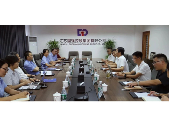寶鋼股份中央研究院與江蘇國強集團開展合作交流