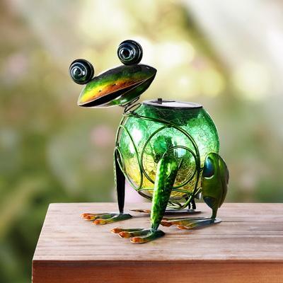 Solar Frog Décor