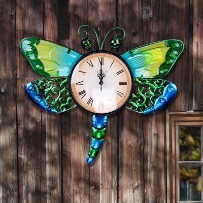 Dragonfly Clock Wall Décor