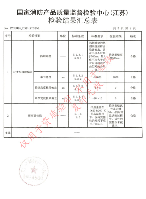 固定式剛性擋煙垂壁--玻璃