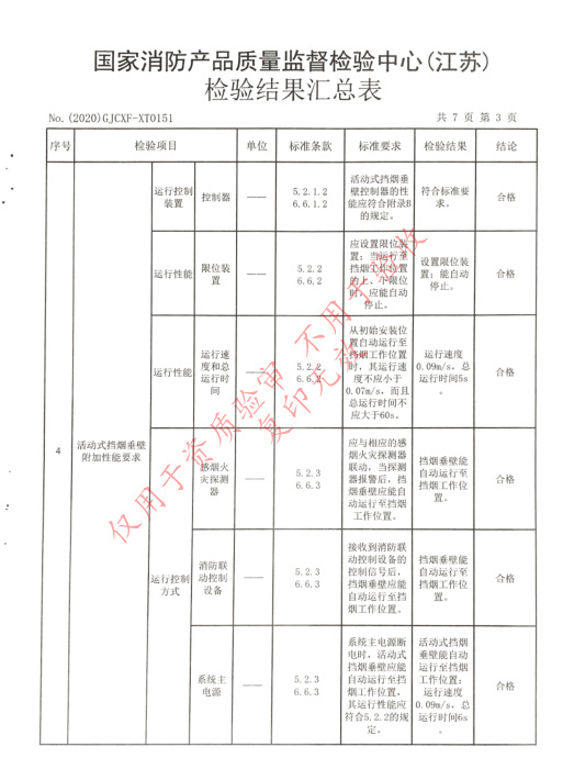 活動式柔性擋煙垂壁